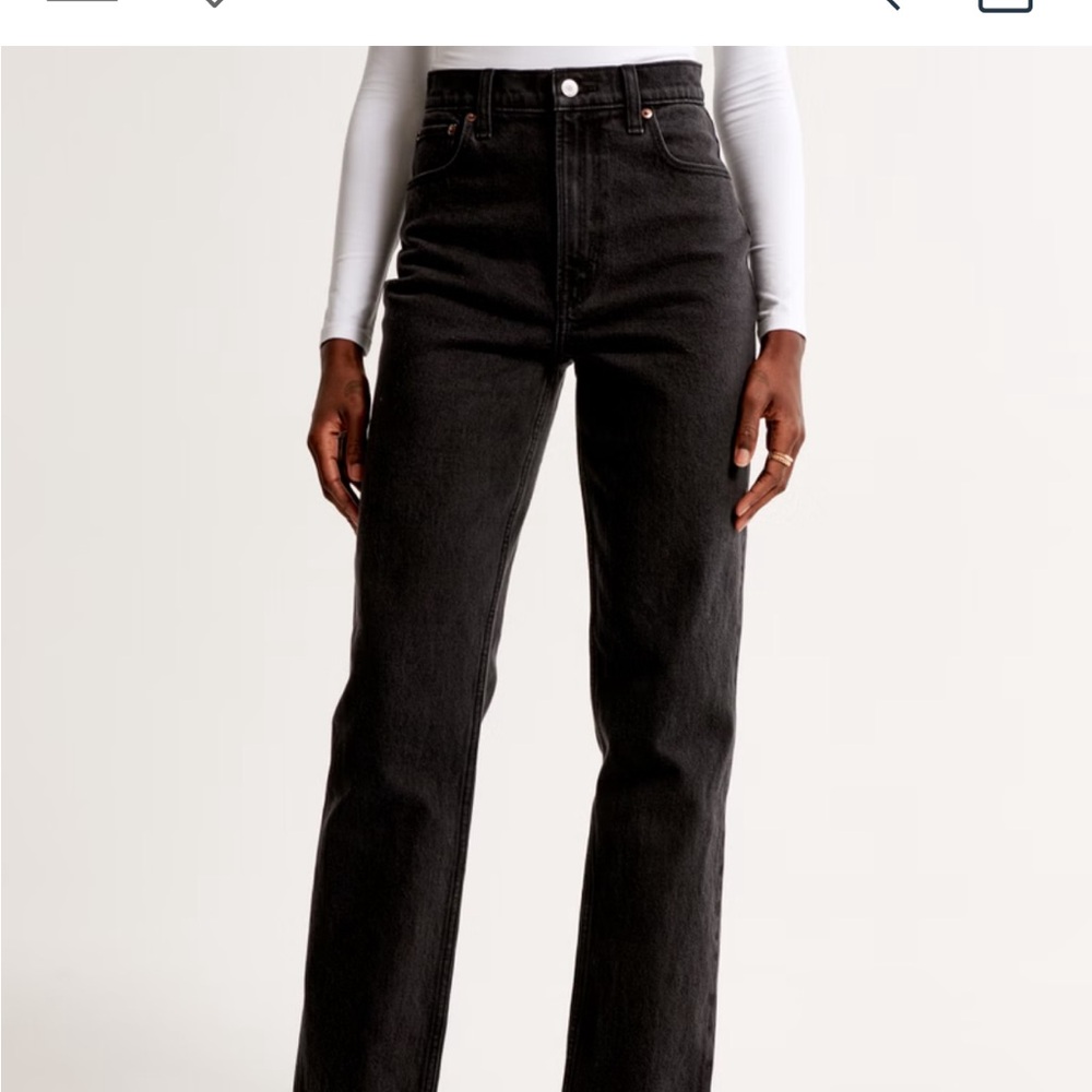 Abercrombie curve love straight Jean